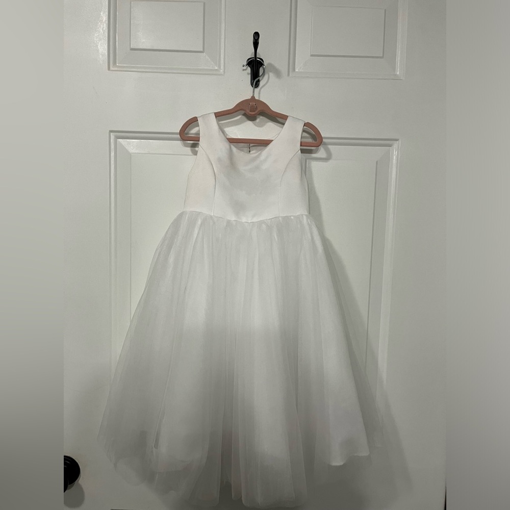 Azazie Flower Girl Dress - worn once, Size 3T. Heart cut out in back of dress.